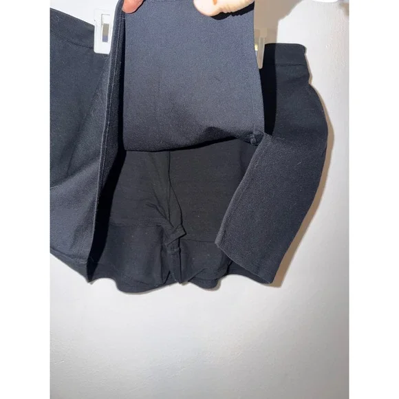 Hollister Ultra High-Rise Skort Black Mini Skirt Shorts Size L - Picture 3 of 4